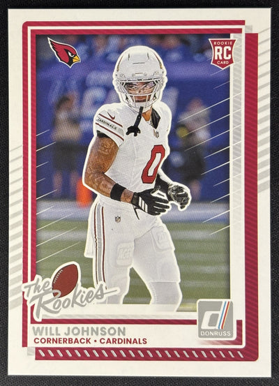 Will Johnson 2025 Panini Donruss Rookies & Highlights Cardinals Sports Trading Cards