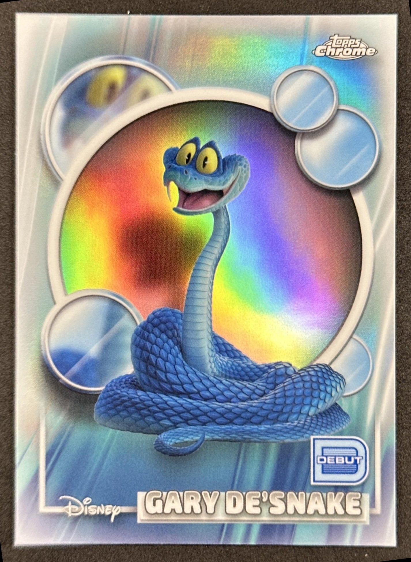 Gary De'Snake 2026 Topps Chrome Disney Refractor Zootopia 2 Front