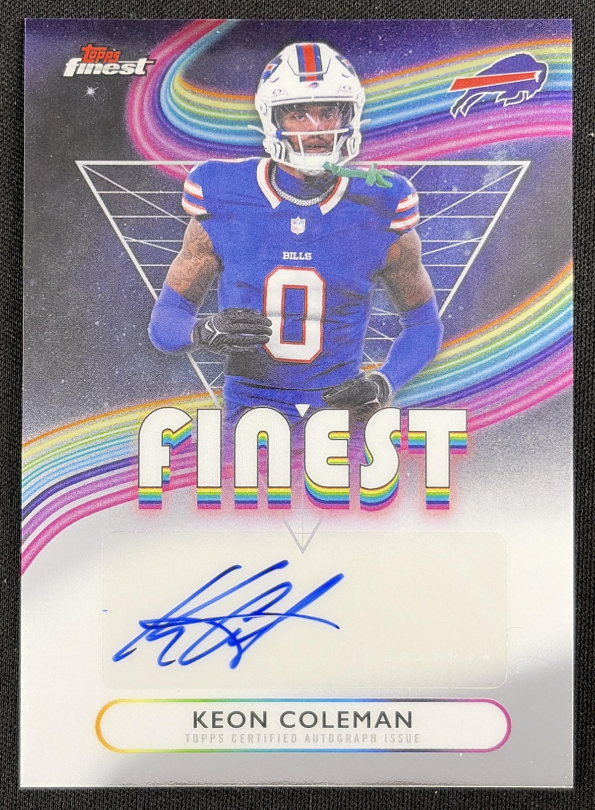 Keon Coleman 2025 Topps Finest Auto Bills