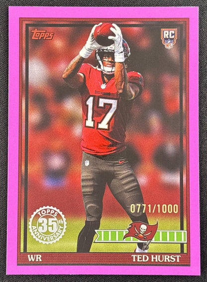 Ted Hurst 2026 Topps 1991 Rookie Pink /1000 Buccaneers