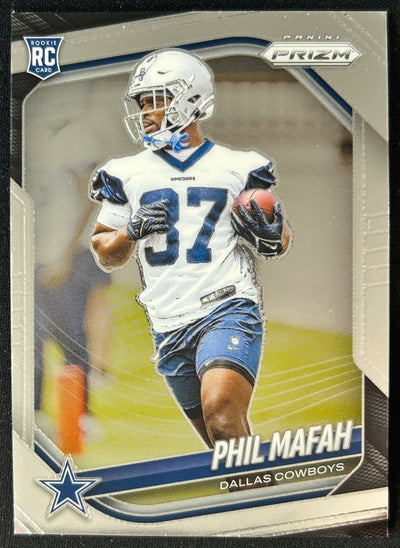 Phil Mafah 2025 Prizm Rookie Cowboys Sports Trading Cards