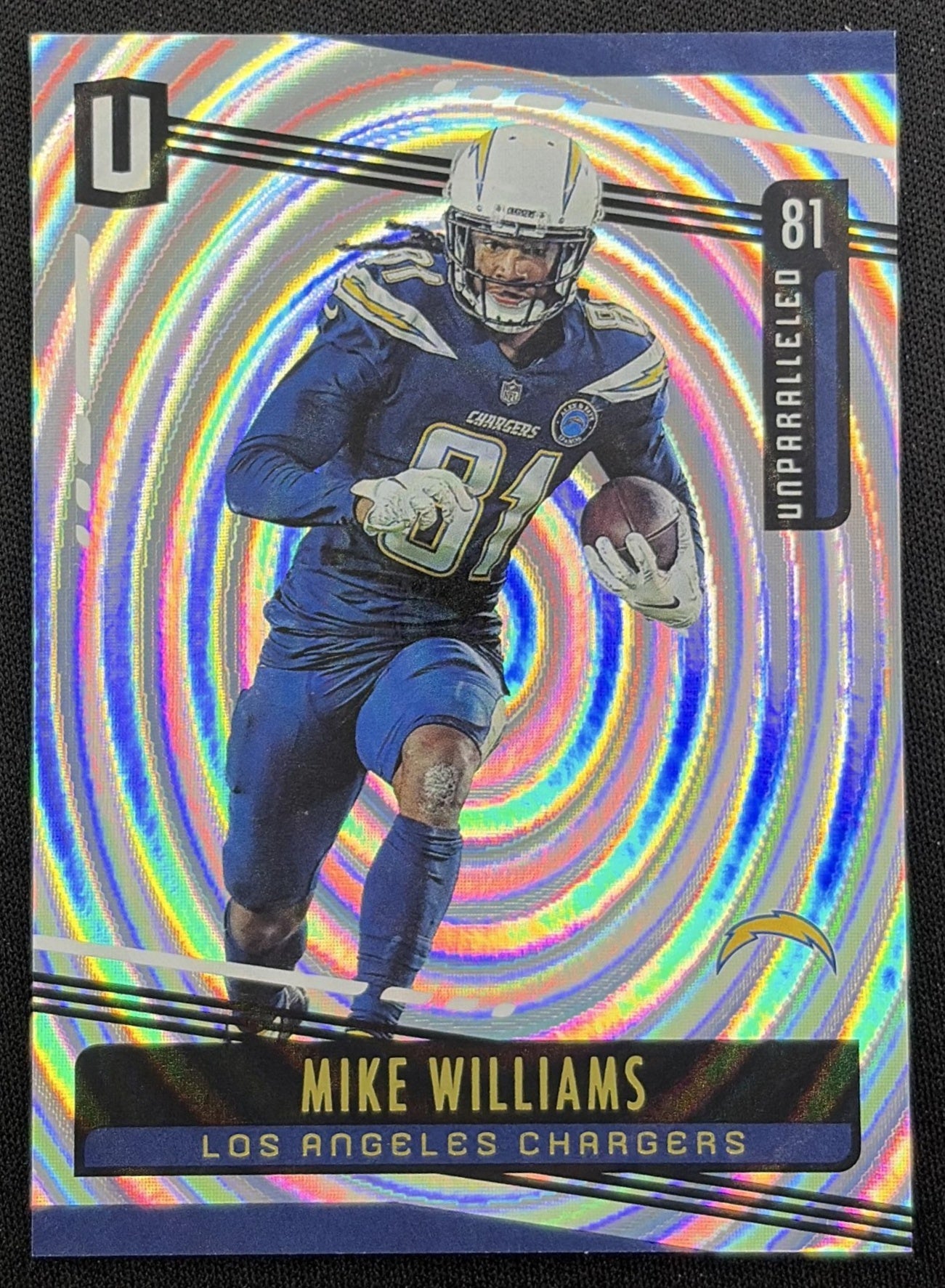 Mike Williams 2019 Panini Unparalleled Whirl /129 Chargers