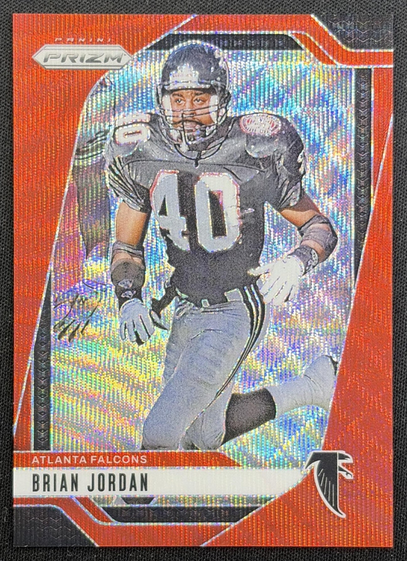 Brian Jordan 2024 Panini Prizm Red Wave /149 Falcons