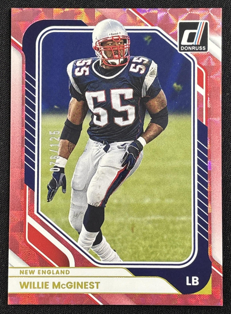 Willie McGinest 2026 Panini Donruss Hyper /125 Patriots