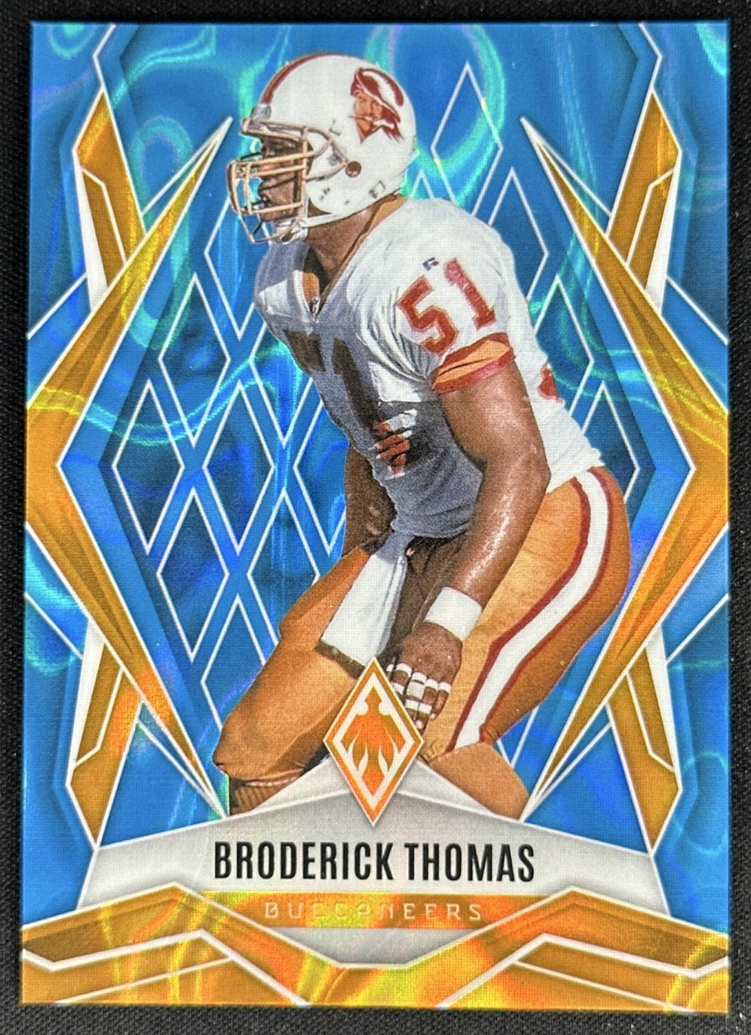 Broderick Thomas 2025 Panini Phoenix Light Blue Lava Prizm /325 Buccaneers