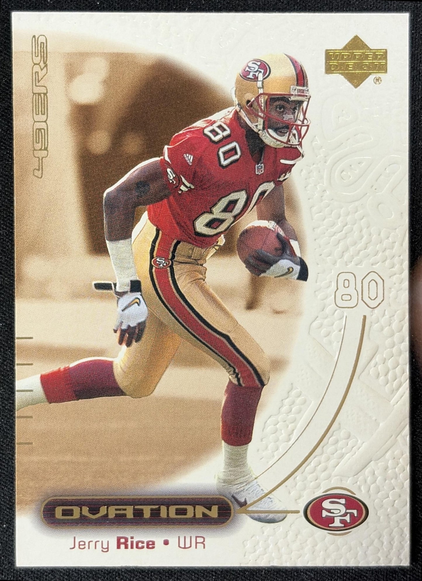 Jerry Rice 2000 Upper Deck Ovation 49ers