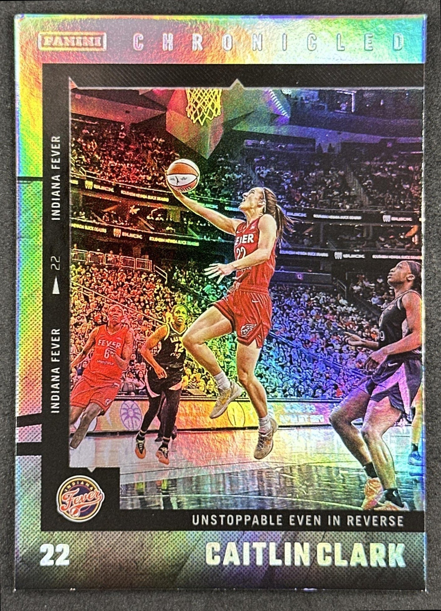 Caitlin Clark 2025 Panini Chronicled WNBA Holo Fever 35 Indiana Fever
