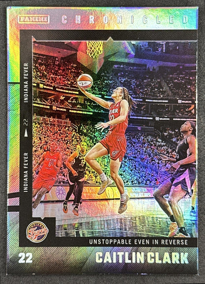 Caitlin Clark 2025 Panini Chronicled WNBA Holo Fever 35 Indiana Fever