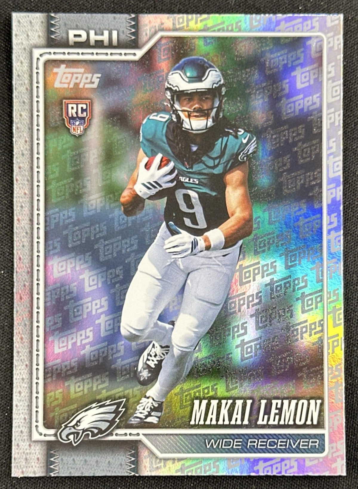Makai Lemon 2026 Topps Flagship Fanatics Foil Eagles