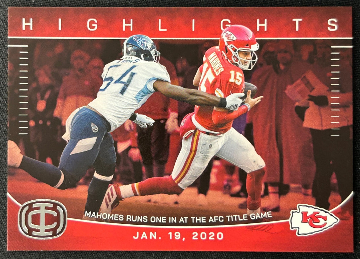 Patrick Mahomes II 2025 Icon Highlights Chiefs Default Title Sports Trading Cards