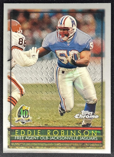 Eddie Robinson 1996 Topps Chrome Titans Sports Trading Cards