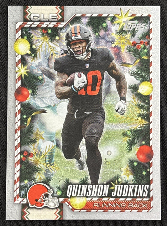 Quinshon Judkins 2026 Topps Holiday Glitter Browns | Cleveland Browns