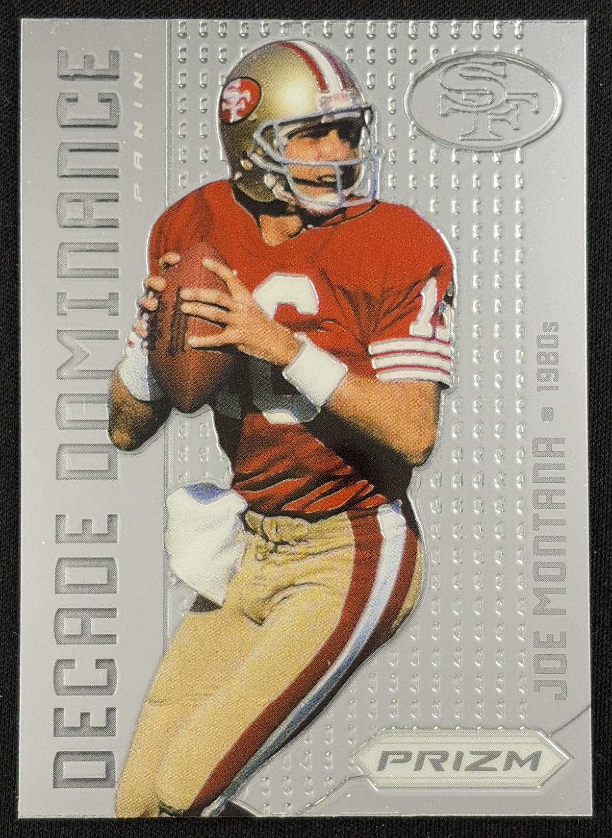 Joe Montana 2012 Panini Prizm Decade Dominance Prizms 49ers Sports Trading Card