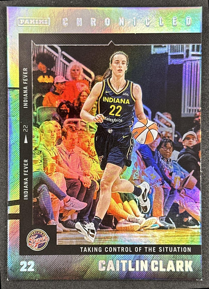 Caitlin Clark 2025 Panini Chronicled Life Style Holo Fever 53 Indiana Fever