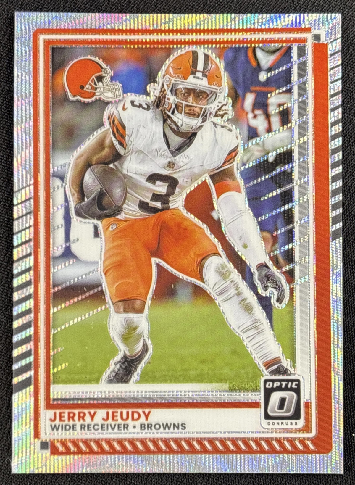 Jerry Jeudy 2025 Panini Donruss Optic Wave Prizm /300 Browns