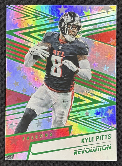 Kyle Pitts 2025 Panini Revolution Green Astro /699 Falcons