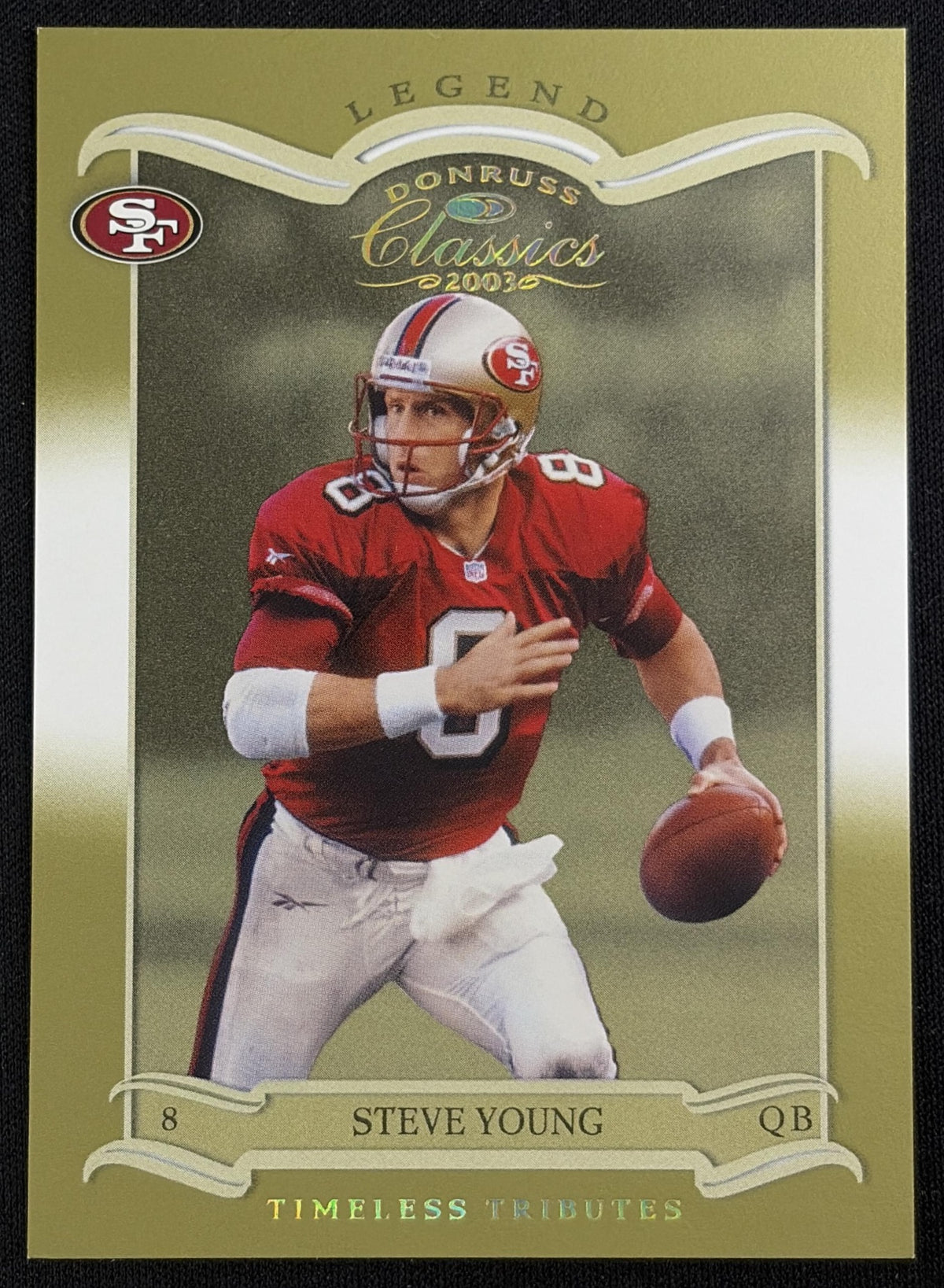 Steve Young 2003 Donruss Classics Timeless Tributes /150 49ers - Front