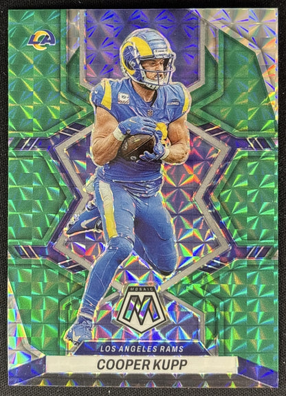 Cooper Kupp 2022 Panini Mosaic Green Rams Default Title Sports Trading Cards