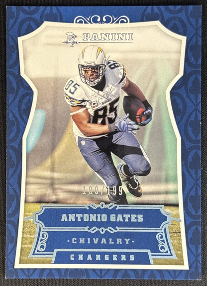 Antonio Gates 2016 Panini Chivalry /199 Chargers front