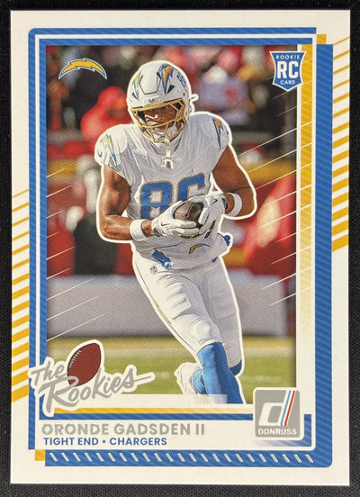 Oronde Gadsden II 2025 Panini Donruss Rookies & Highlights Chargers Sports Trading Cards