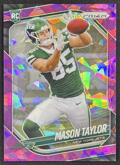 Mason Taylor 2025 Panini Prizm Purple Ice /225 Jets