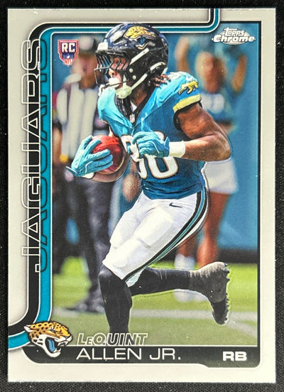 LeQuint Allen Jr. 2025 Topps Chrome Rookie Jaguars Sports Trading Cards
