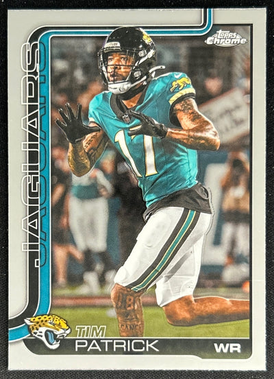 Tim Patrick 2025 Topps Chrome Jaguars Default Title Sports Trading Cards