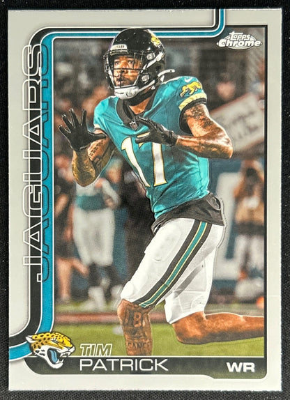 Tim Patrick 2025 Topps Chrome Jaguars Default Title Sports Trading Cards