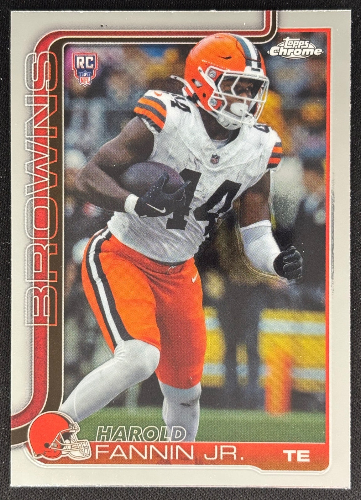 Harold Fannin Jr. 2025 Topps Chrome Rookie Browns Sports Trading Cards