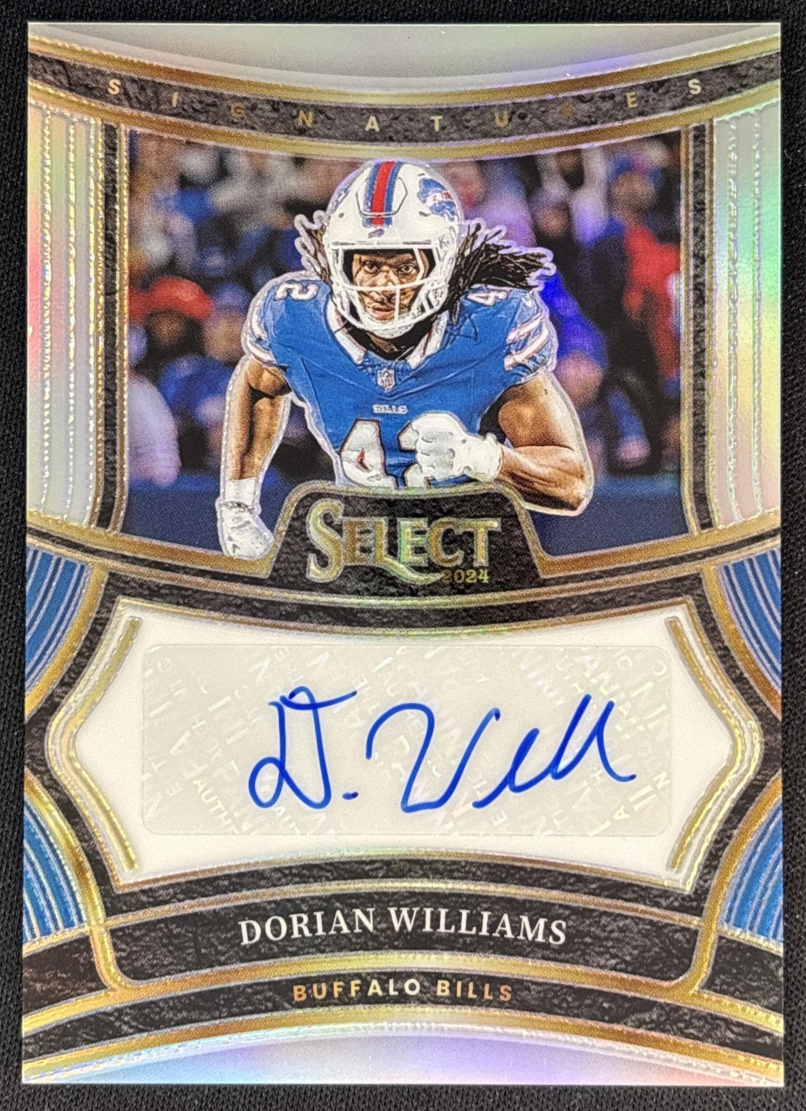 Dorian Williams 2024 Panini Select Signatures /399 Bills Sports Trading Cards