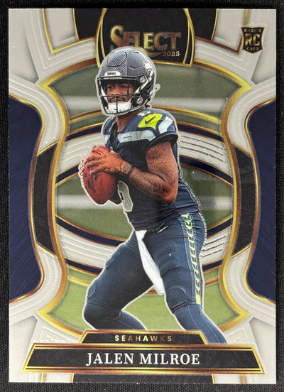 Jalen Milroe 2025 Select Concourse Seahawks Sports Trading Card