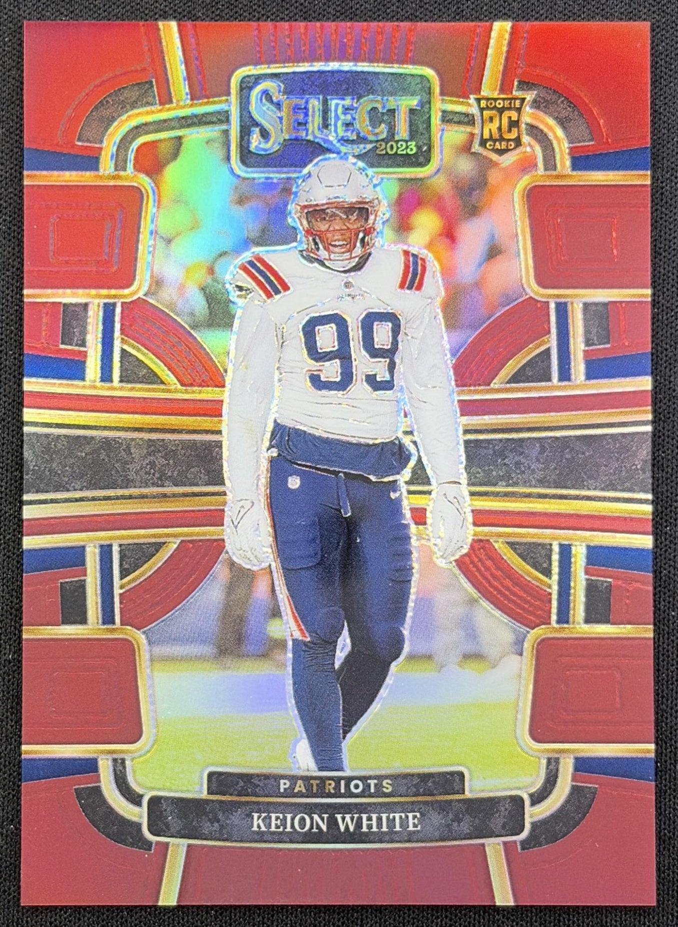 Keion White 2023 Panini Select Maroon Prizms /149 Patriots