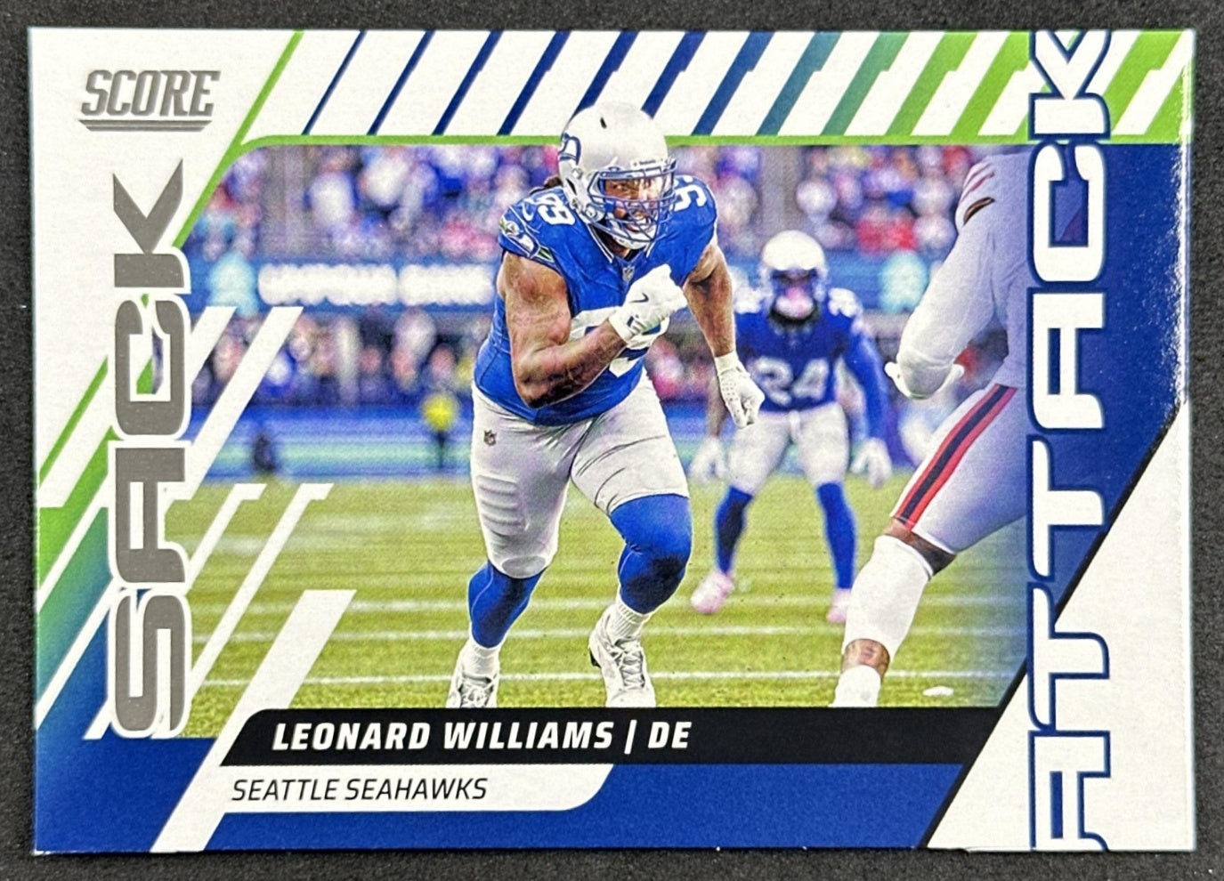 Leonard Williams 2025 Panini Score Sack Attack Seahawks