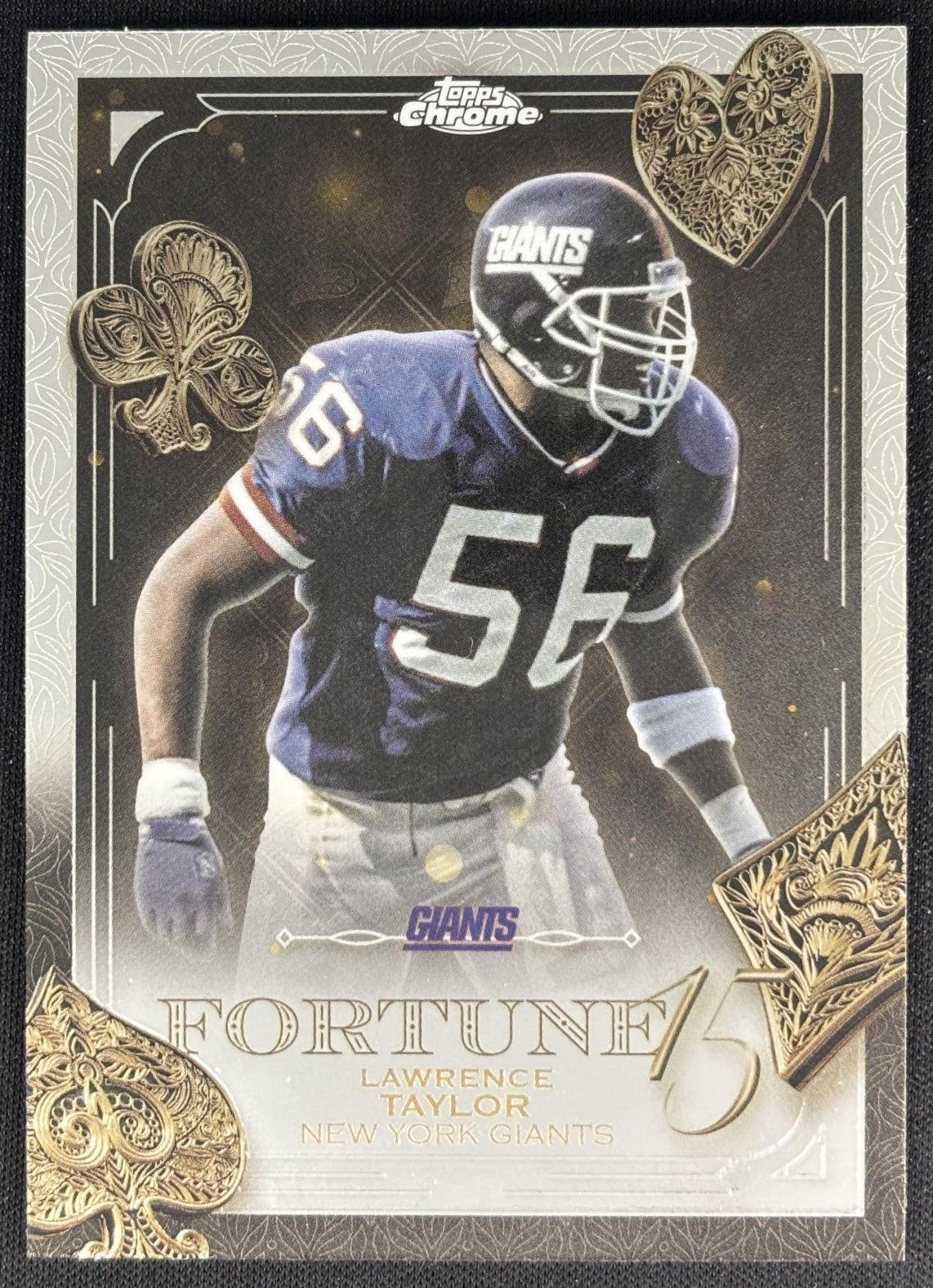 Lawrence Taylor 2025 Topps Chrome Fortune 15 Giants Sports Trading Cards