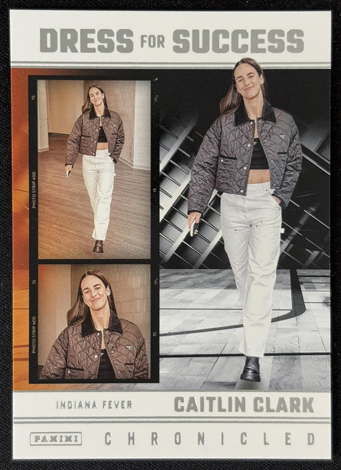 Caitlin Clark 2025 Panini Chronicled Dress For Success Fever 69 Sports Trading Card