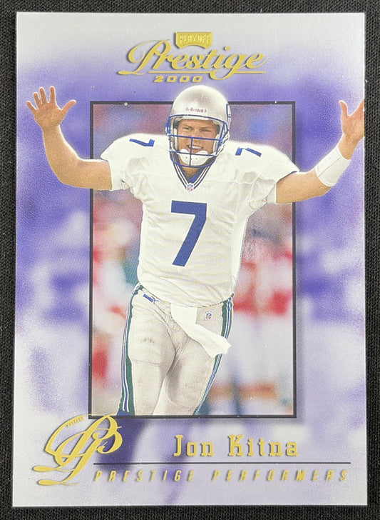 Jon Kitna 2000 Playoff Prestige /2500 Seahawks Sports Trading Card