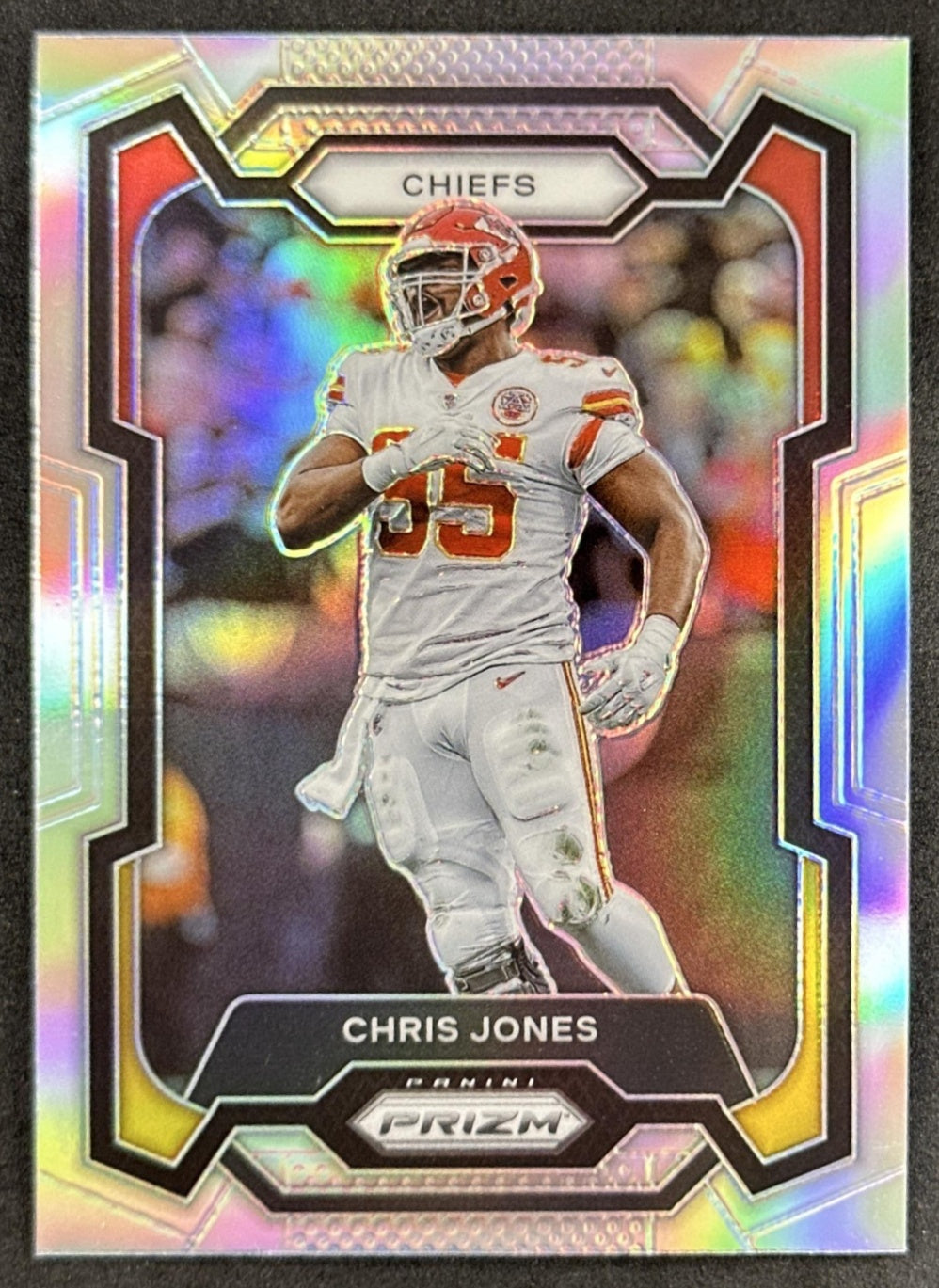 Chris Jones 2023 Panini Prizm Silver Chiefs Sports Trading Card