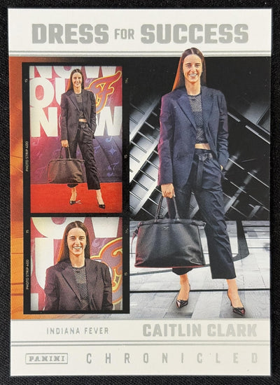 Caitlin Clark 2025 Panini Chronicled Dress For Success Fever 62 Sports Trading Card