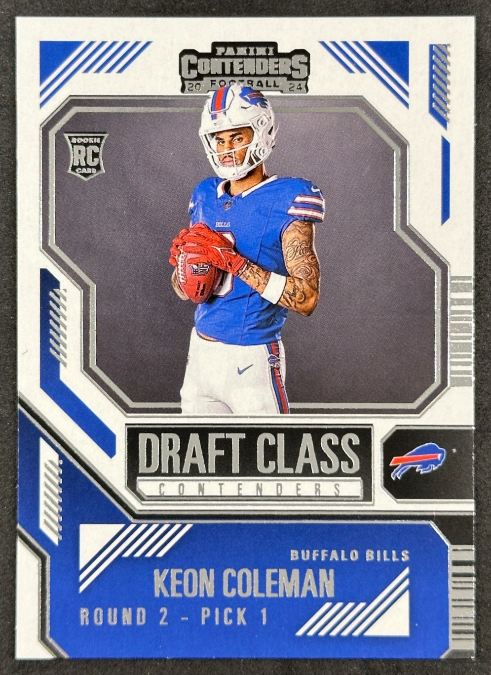 Keon Coleman 2024 Contenders Draft Class Bills Sports Trading Card