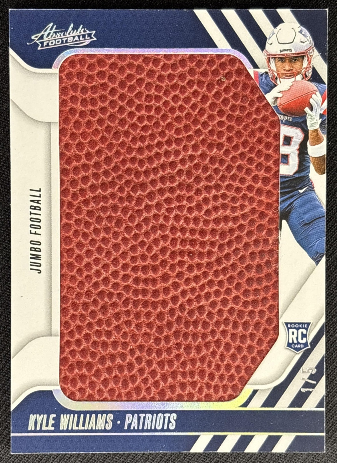 Kyle Williams 2025 Panini Absolute Jumbo Football /5 Patriots New England Patriots Sports Trading Card