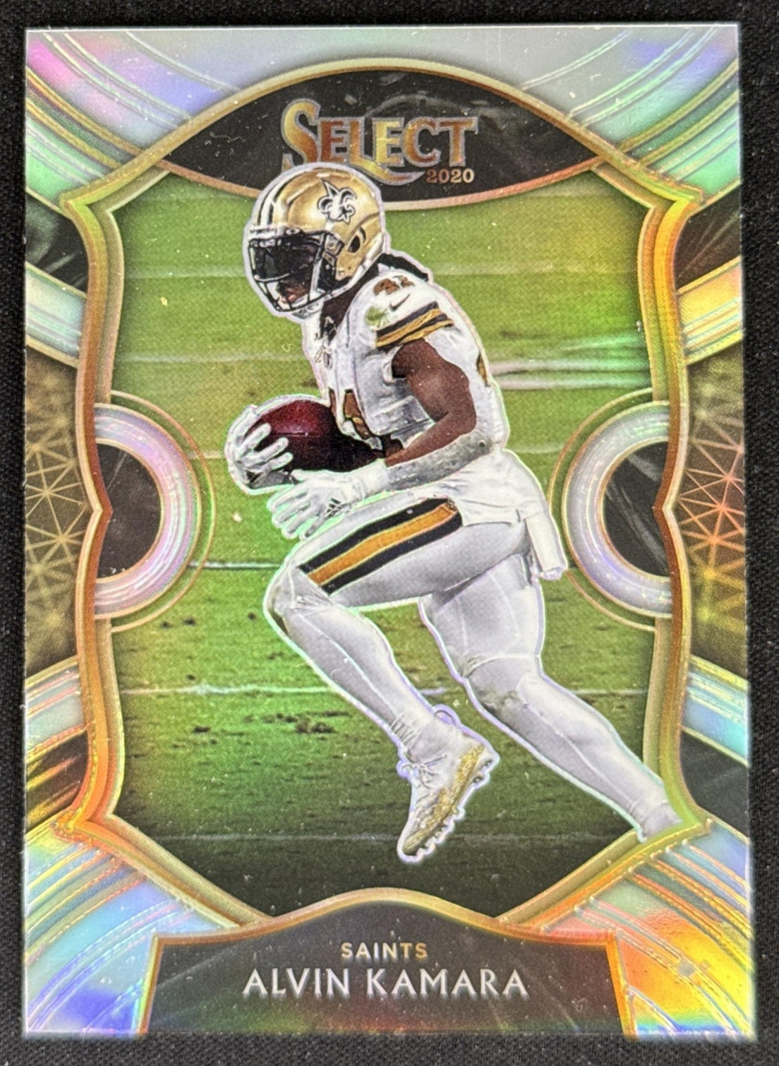 Alvin Kamara 2020 Panini Select Silver Prizm Saints Default Title Sports Trading Card