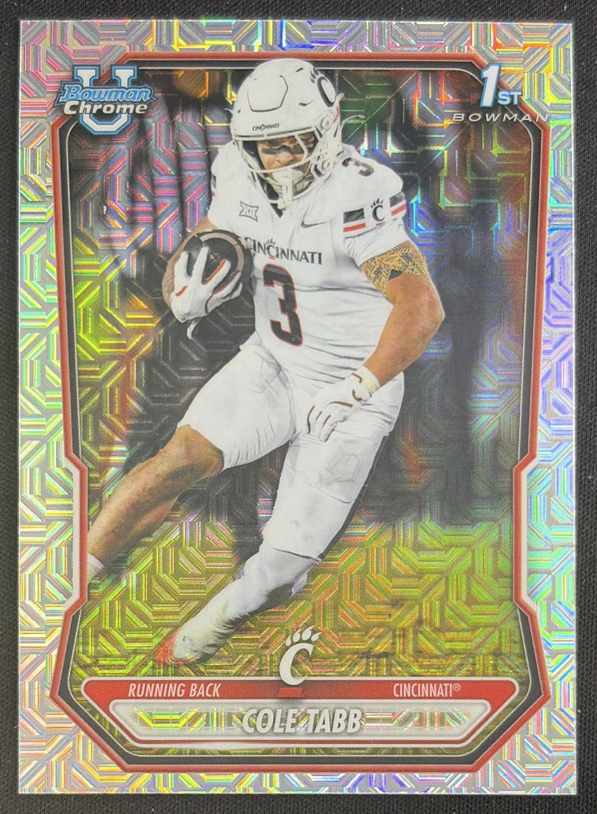 Cole Tabb 2026 Bowman Chrome Prospects Mojo Refractor Bearcats