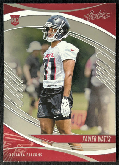 Xavier Watts 2025 Absolute Rookies Falcons Sports Trading Cards
