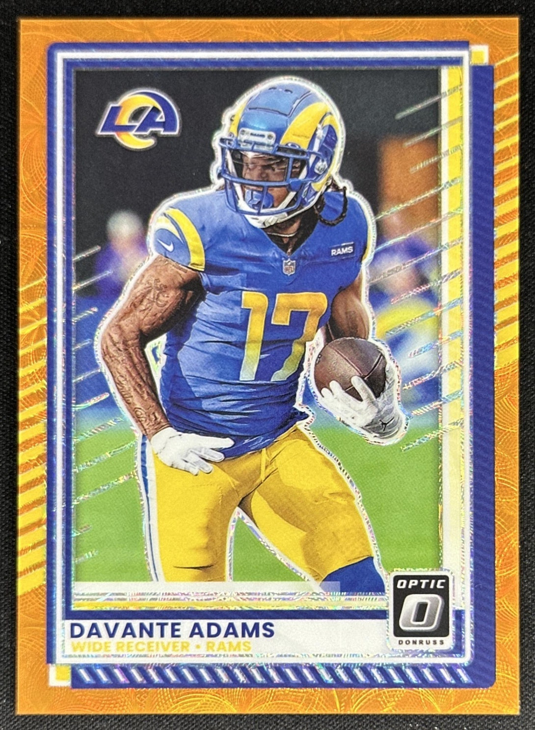 Davante Adams 2025 Panini Donruss Optic Orange Scope Prizm /79 Rams