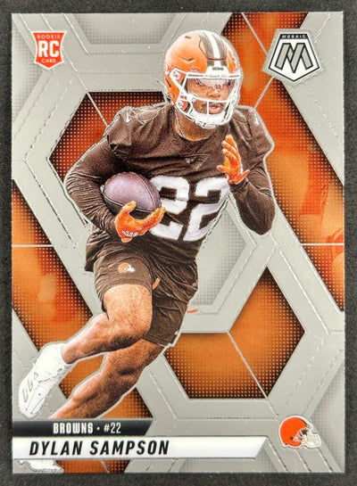 Dylan Sampson 2025 Mosaic Rookies Browns Sports Trading Card