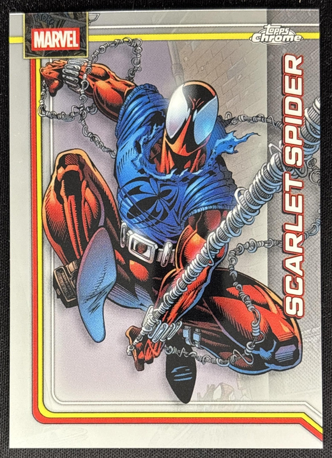 Scarlet Spider 2026 Topps Chrome Marvel Comics front