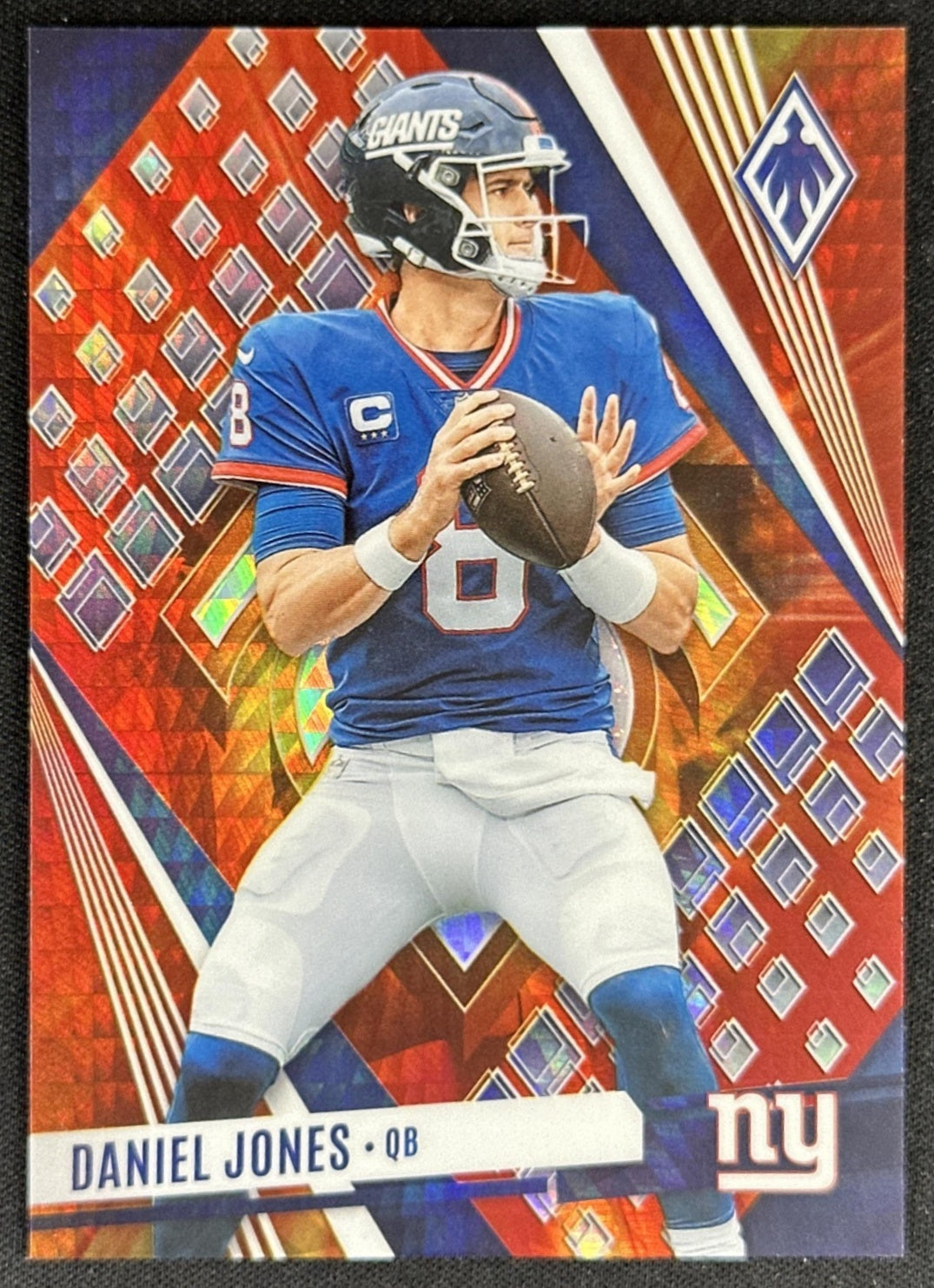 Daniel Jones 2023 Panini Phoenix Fire Burst /340 Giants