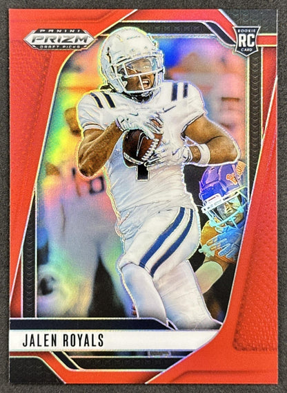 Jalen Royals 2025 Panini Prizm Draft Picks Red /399 Chiefs front