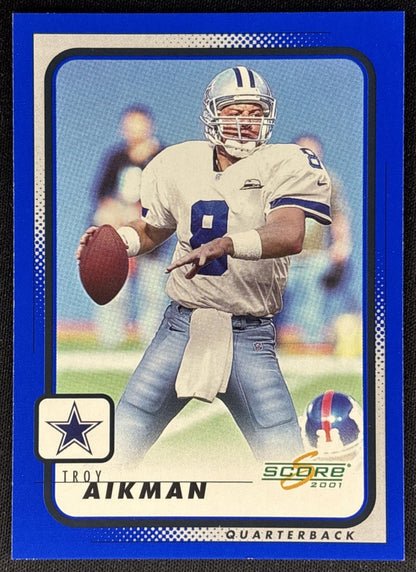 Troy Aikman 2001 Score Cowboys Sports Trading Cards
