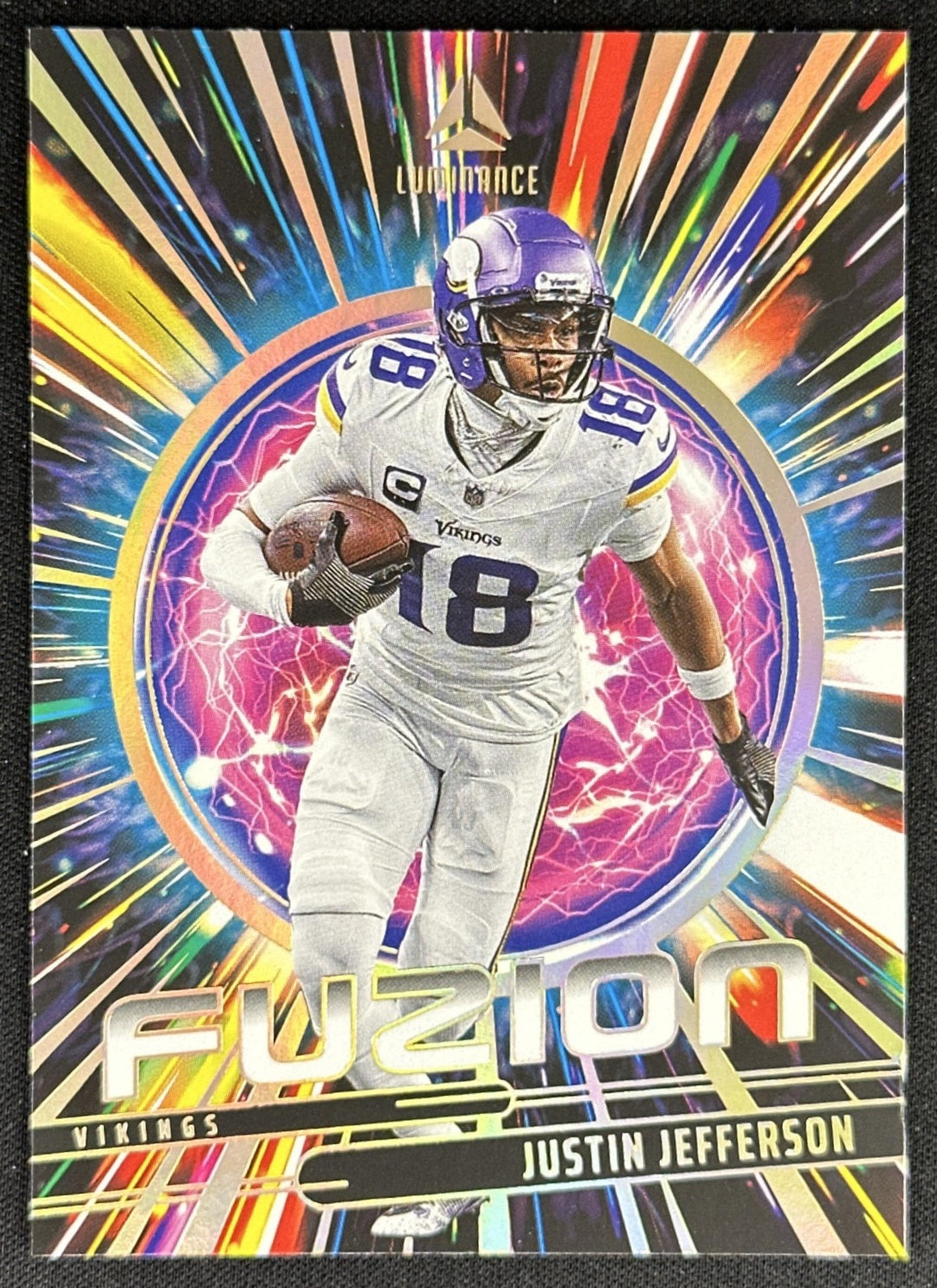 Justin Jefferson 2025 Panini Luminance Fuzion Vikings